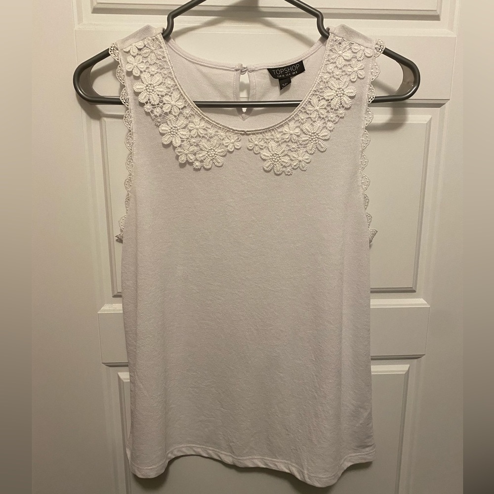 Topshop White tank